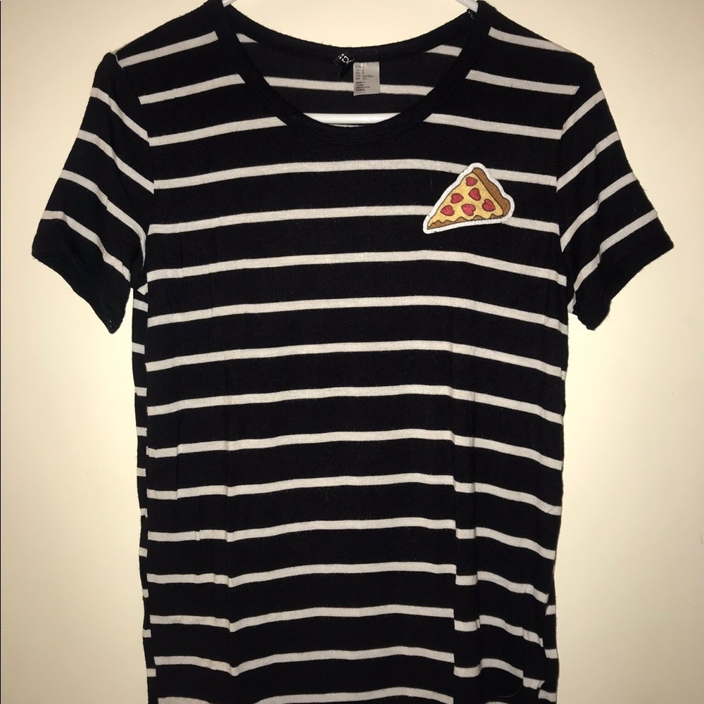 H&M Striped Pizza Shirt